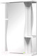 Миниатюра изображения товара Шкаф с зеркалом для ванной Vako Лилия 60 / 10664