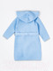 Миниатюра изображения товара Халат детский Amarobaby Waffle с капюшоном / AB-OD22-WAF2502/19-110 (голубой, р. 110)