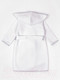 Миниатюра изображения товара Халат детский Amarobaby Waffle с капюшоном / AB-OD22-WAF2502/00-110 (белый, р. 110-116)