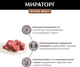 Миниатюра изображения товара Влажный корм для собак Мираторг Extra Meat для взр. мелких пород говядина в соусе / 1010022510 (85г)