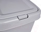 Миниатюра изображения товара Контейнер для мусора Spin&Clean Step с крышкой Push to Open (25л, серый)