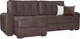 Миниатюра изображения товара Диван угловой Асмана Камертон-2 правый 1.3x0.8 (саванна корица)