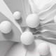 Миниатюра изображения товара Фотообои листовые Vimala 3D Шары и волны (270x300)
