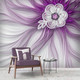 Миниатюра изображения товара Фотообои листовые Vimala 3D Сиреневые лепестки (270x300)