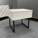 Миниатюра изображения товара Прикроватная тумба Shtabe Gross 6001 (RAL 9003/RAL 9003/черный)
