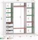 Миниатюра изображения товара Шкаф-купе Кортекс-мебель Сенатор ШК12 Классика ДСП с зеркалом (дуб монтерей)
