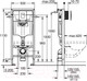 Миниатюра изображения товара Унитаз подвесной с инсталляцией Ceramica Nova Rimless CN3001 + 38772001