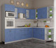 Миниатюра изображения товара Кухонный гарнитур Интерлиния Мила Крафт 1.88x2.6 правая (дуб лазурный)