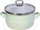Миниатюра изображения товара Кастрюля Сантэкс 1-2415111 (салатовый/металлик)