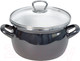 Миниатюра изображения товара Кастрюля Сантэкс 1-2430111 (темно-серый/хром)