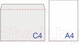 Миниатюра изображения товара Набор конвертов почтовых Ряжская печатная фабрика С4 / ш/к-70765 (500шт)