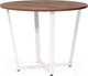 Миниатюра изображения товара Обеденный стол Millwood Лофт Орлеан Л18 D100 (дуб табачный Craft/металл белый)