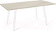 Миниатюра изображения товара Обеденный стол Sheffilton SHT-TU14/120/80 ЛДСП (белый муар/дуб выбеленный)