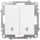 Миниатюра изображения товара Выключатель El-Bi Zena-Vega / 609-015600-211 (белый)