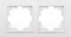 Миниатюра изображения товара Рамка для выключателей и розеток El-Bi Zena / 500-015600-226 (белый)