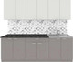 Миниатюра изображения товара Кухонный гарнитур Агута Альфа 2.4 (глиняный серый/холодный серый/кастилло темный)