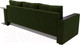 Миниатюра изображения товара Диван Лига Диванов Атланта стол справа 254 / 112481 (микровельвет зеленый)