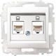 Миниатюра изображения товара Розетка El-Bi Zena-Vega / 609-011000-248 (серебро)