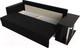 Миниатюра изображения товара Диван Лига Диванов Атланта стол справа 254 / 112486 (микровельвет черный)