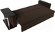 Миниатюра изображения товара Диван Лига Диванов Атланта стол слева 312 / 112483 (микровельвет коричневый)