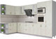 Миниатюра изображения товара Кухонный гарнитур Интерлиния Мила Крафт 1.68x3.4 левая (дуб снежный)