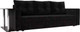 Миниатюра изображения товара Диван Лига Диванов Атланта стол слева 312 / 112477 (велюр черный)