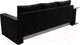 Миниатюра изображения товара Диван Лига Диванов Атланта стол слева 312 / 112477 (велюр черный)