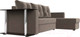 Миниатюра изображения товара Диван угловой Лига Диванов Атланта правый / 112496 (велюр коричневый)