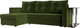 Миниатюра изображения товара Диван угловой Лига Диванов Атланта 256 левый (микровельвет зеленый)