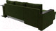 Миниатюра изображения товара Диван угловой Лига Диванов Атланта 256 левый (микровельвет зеленый)