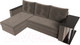 Миниатюра изображения товара Диван угловой Лига Диванов Атланта 256 левый (велюр коричневый)