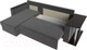 Миниатюра изображения товара Диван угловой Лига Диванов Атланта 256 левый (велюр серый)