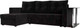 Миниатюра изображения товара Диван угловой Лига Диванов Атланта 256 левый (велюр черный)
