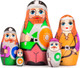 Миниатюра изображения товара Матрешка сувенирная Брестская Фабрика Сувениров Викинги 5300