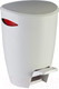 Миниатюра изображения товара Мусорное ведро Primanova С педалью M-E04-04 (5л, белый/красный)