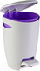 Миниатюра изображения товара Мусорное ведро Primanova С педалью M-E04-14 (5л, белый/фиолетовый)