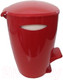 Миниатюра изображения товара Мусорное ведро Primanova С педалью M-E04-04-01 (5л, красный/белый)