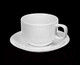 Миниатюра изображения товара Чашка с блюдцем Chan Wave Classic фк0381