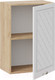 Миниатюра изображения товара Шкаф навесной для кухни ТриЯ Бьянка 1В5 (дуб крафт золотой/дуб белый)