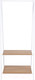 Миниатюра изображения товара Стойка для одежды AksHome Capella (белый/коричневый)