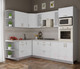 Миниатюра изображения товара Кухонный гарнитур Интерлиния Мила Крафт 1.68x2.6 левая (дуб полярный)