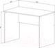 Миниатюра изображения товара Письменный стол МДК СП2 1000x600x750 (белый)