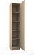 Миниатюра изображения товара Стеллаж МДК СЛУ2 узкий закрытый 390x386x2000 (дуб млечный)