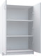 Миниатюра изображения товара Стеллаж МДК СЛН2 широкий закрытый низкий 780x386x1200 (белый)