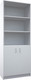 Миниатюра изображения товара Стеллаж МДК СЛШ3 широкий с 2 дверьми и полками 780x386x2000 (белый)