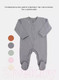 Миниатюра изображения товара Комбинезон для малышей Rant Hugs And Kisses / 1172-68 (Arctic Grey, р.68)