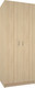 Миниатюра изображения товара Шкаф МДК ШК1 для одежды 2-х дверный 780x596x2000 (дуб млечный)