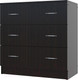 Миниатюра изображения товара Комод МДК КМ1 с 3 ящиками 820x800x418 (венге)