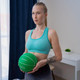 Миниатюра изображения товара Медицинбол Onlytop 2763597 (3кг, зеленый)
