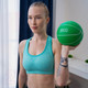 Миниатюра изображения товара Медицинбол Onlytop 2763597 (3кг, зеленый)